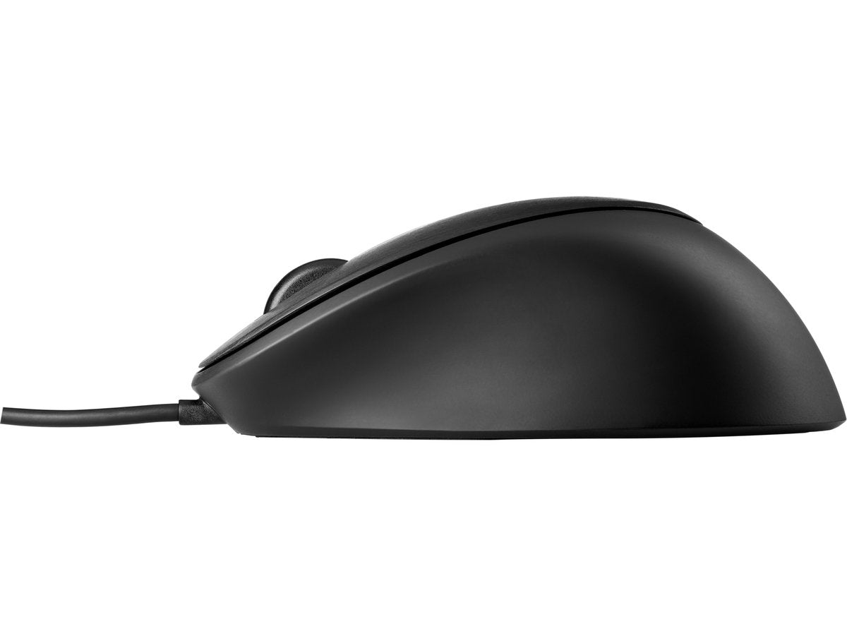 HP USB Fingerprint Mouse, 1600dpi, 3 Buttons, Scroll Wheel, Wired - 4TS44UT#ABA