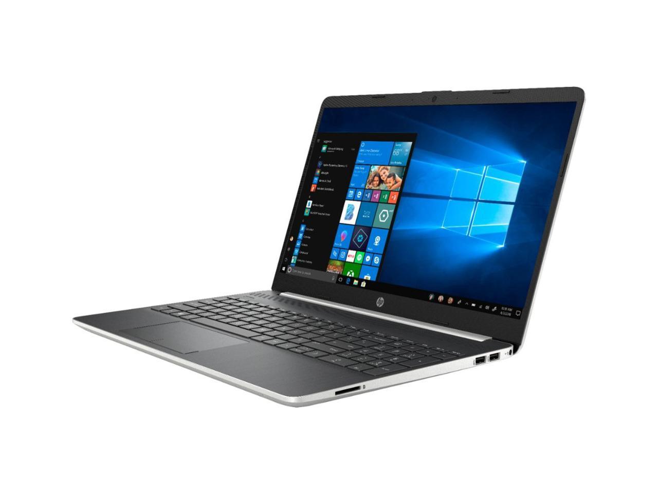 HP 15-dw0043dx 15.6" HD (Touchscreen) Notebook, Intel Core i5-8265U, 1.60GHz, 8GB RAM, 128GB SSD, Windows 10 Home S-Mode - 5VR72UA#ABA (Certified Refurbished)