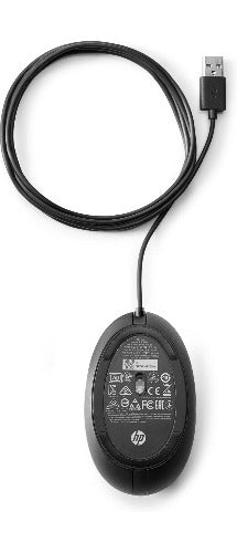 HP Wired Desktop 320M Optical Mouse, USB, 3 Buttons, Scroll Wheel, Black - 9VA80UT#ABA