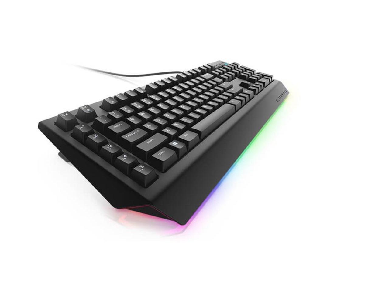 Dell Alienware AW568 Advanced Gaming Keyboard, USB, Numeric Keypad, Black- AW568-BK-US