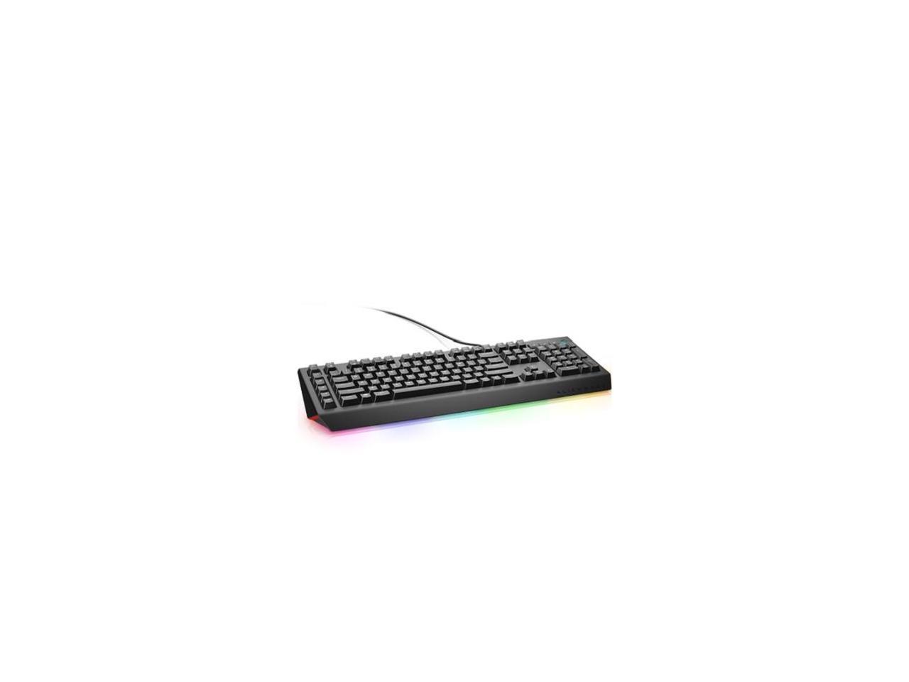 Dell Alienware AW568 Advanced Gaming Keyboard, USB, Numeric Keypad, Black- AW568-BK-US