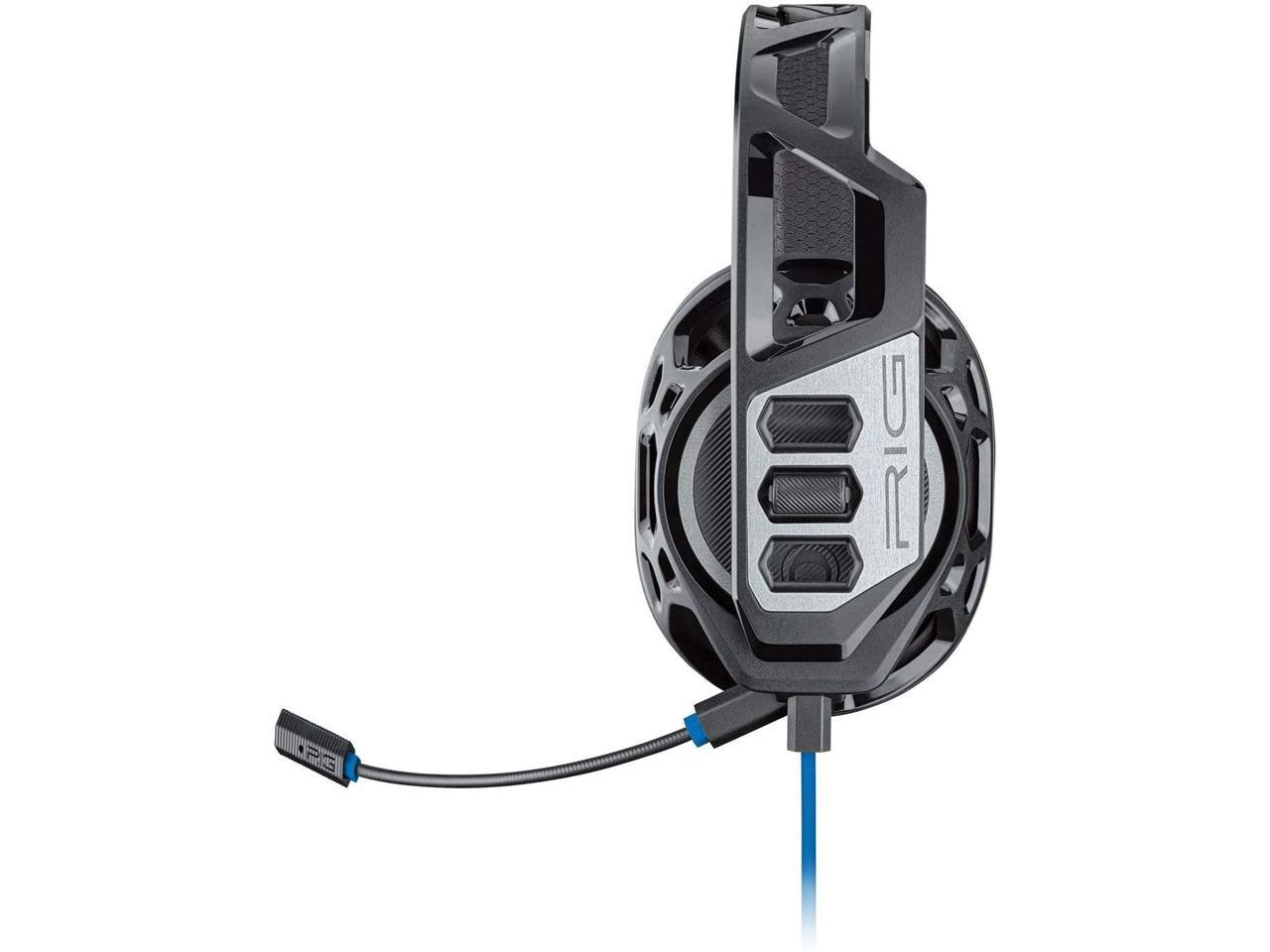 Plantronics RIG 100HS Wired Gaming Headset for PS4, Cushioned Head-band - 209190-01 (Refurbished)