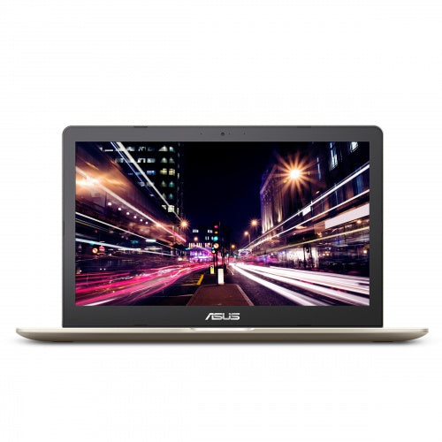 Asus VivoBook Pro 15 N580GD-XB76T 15.6" 4K Ultra HD (Touchscreen) Notebook, Intel Core i7-8750H, 2.20GHz, 16GB RAM, 512GB SSD, Windows 10 Pro 64-Bit, Gold Metal - 90NB0HX2-M00800