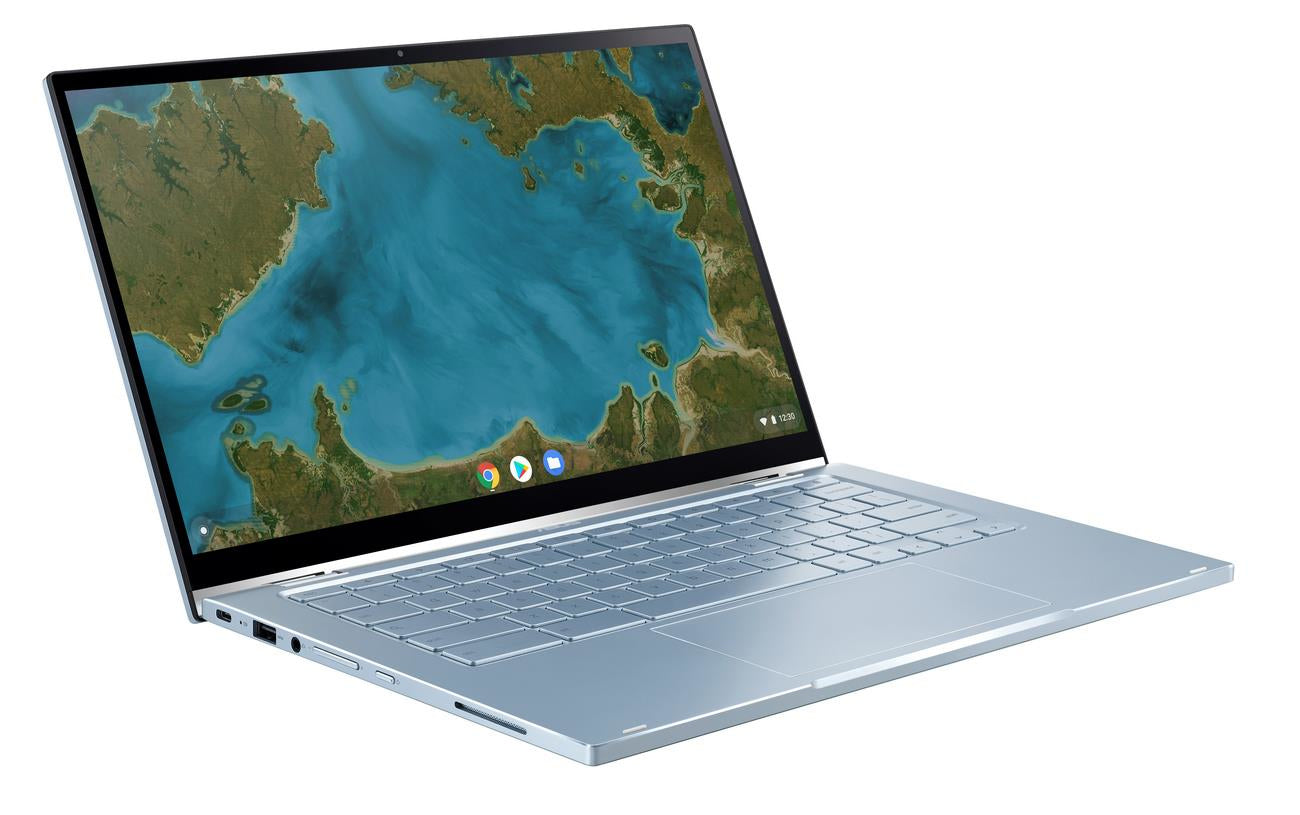 Asus Chromebook Flip C433TA 14" FHD Notebook, Intel m3-8100Y, 1.10GHz, 4GB RAM, 64GB eMMC, Chrome OS - C433TA-YS344T