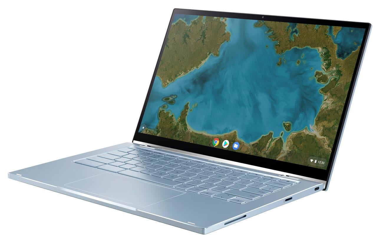 Asus Chromebook Flip C433TA 14" FHD Notebook, Intel m3-8100Y, 1.10GHz, 4GB RAM, 64GB eMMC, Chrome OS - C433TA-YS344T