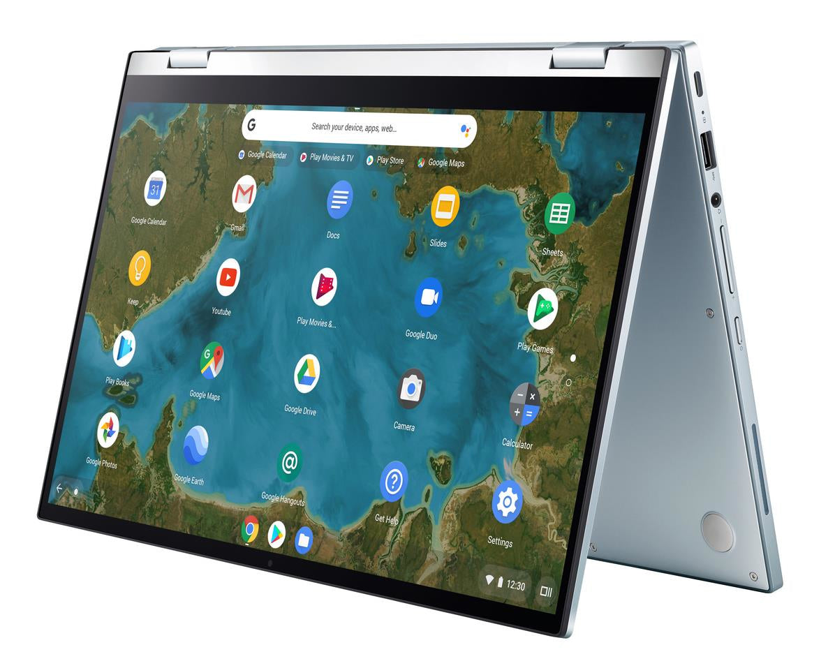 Asus Chromebook Flip C433TA 14" FHD Notebook, Intel m3-8100Y, 1.10GHz, 4GB RAM, 64GB eMMC, Chrome OS - C433TA-YS344T