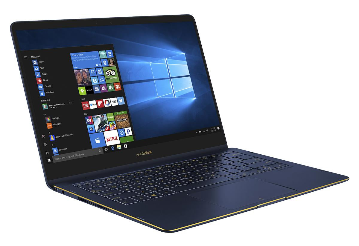 Asus ZenBook Flip S UX370UA-XH74T-BL 13.3" FHD (Touchscreen) Convertible Laptop, Intel i7-8550U, 1.80GHz, 16GB RAM, 512GB SSD, Windows 10 Pro 64-bit - 90NB0EN1-M04530