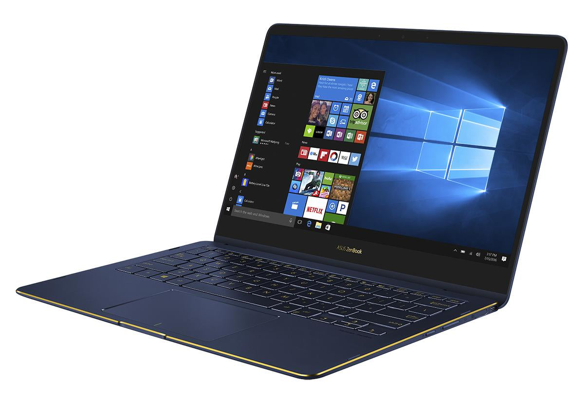 Asus ZenBook Flip S UX370UA-XH74T-BL 13.3" FHD (Touchscreen) Convertible Laptop, Intel i7-8550U, 1.80GHz, 16GB RAM, 512GB SSD, Windows 10 Pro 64-bit - 90NB0EN1-M04530