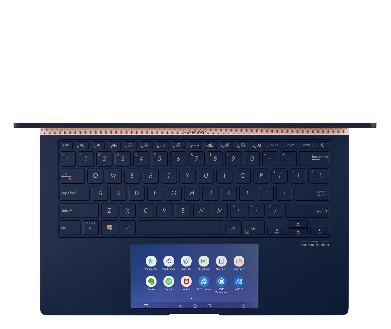 Asus ZenBook UX434FLC-XH77 14" Full HD (Non-Touch) Ultra-slim Laptop, Intel i7-10510U, 1.80GHz, 16GB RAM, 512GB SSD, Interactive Touchscreen Trackpad, Windows 10 Pro 64-bit - 90NB0MP1-M04470