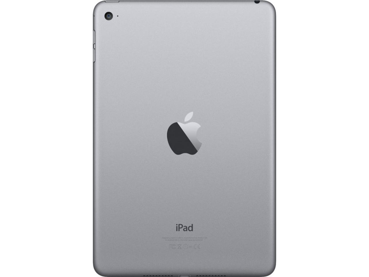 Apple iPad Mini 4 (4th Gen, 2015) 7.9" Touchscreen Tablet, 128GB, Space Gray - IPADM4SG128 (Refurbished)