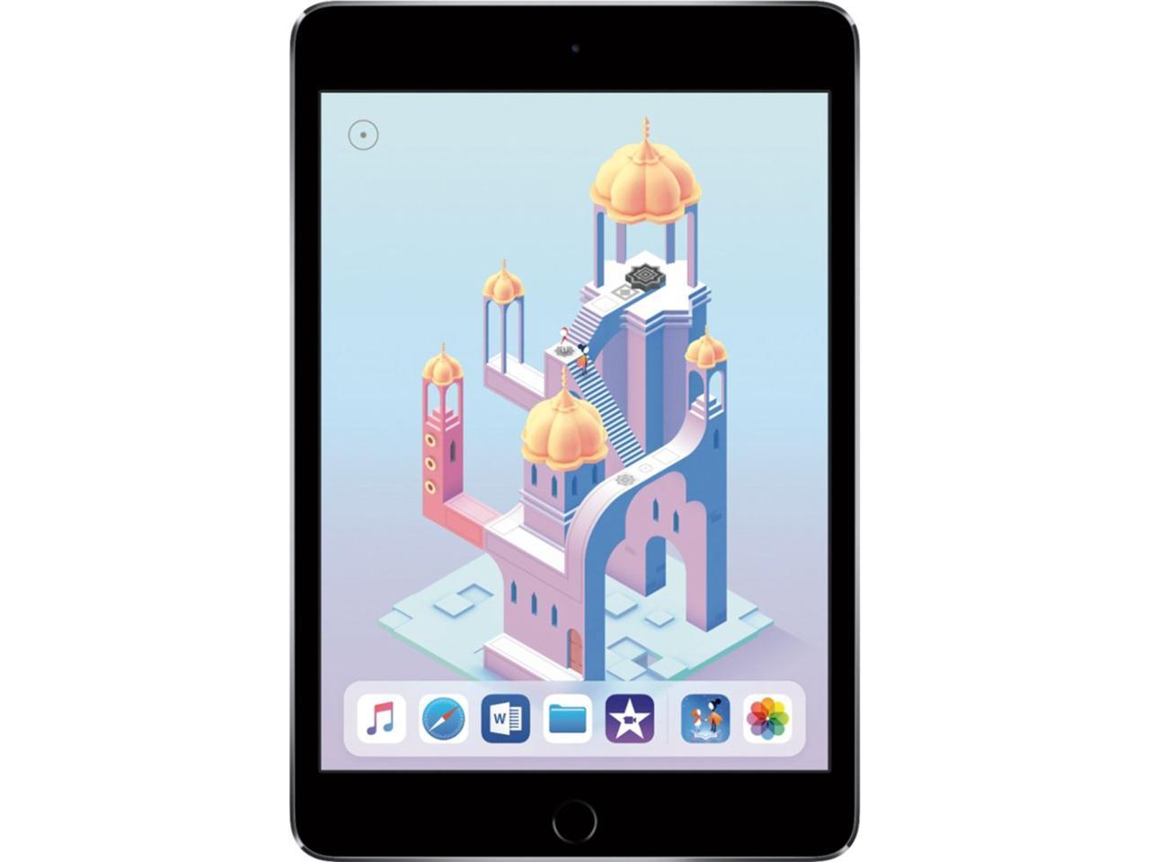 Apple iPad Mini 4 (4th Gen, 2015) 7.9" Touchscreen Tablet, 128GB, Space Gray - IPADM4SG128 (Refurbished)