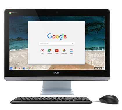 Acer Chromebase 24 CA24I All-in-One Desktop Computer 23.8" Full HD Intel Celeron 3215U 1.70GHz  4GB RAM 16GB SSD Chrome OS - DQ.Z0EAA.001