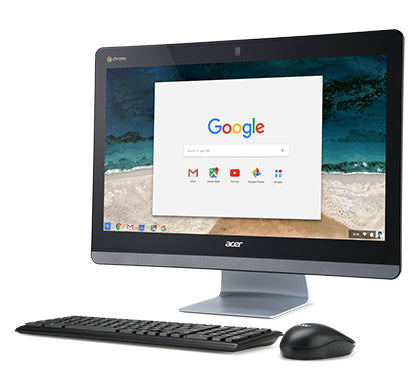 Acer Chromebase 24 CA24I All-in-One Desktop Computer 23.8" Full HD Intel Celeron 3215U 1.70GHz  4GB RAM 16GB SSD Chrome OS - DQ.Z0EAA.001