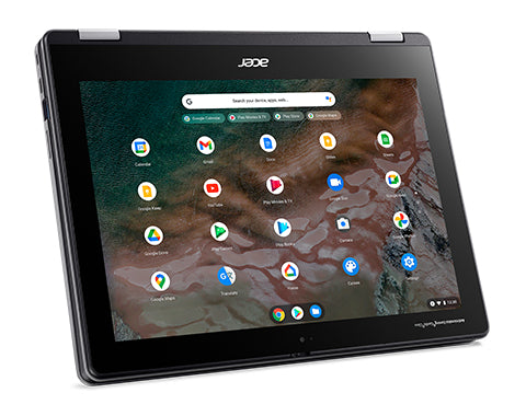 ACER Chromebook Spin 512 R853TA-C7KT 12" HD+ Notebook, Intel Celeron N5100, 1.10GHz, 4GB RAM, 32GB Flash, Chrome OS - NX.A91AA.001