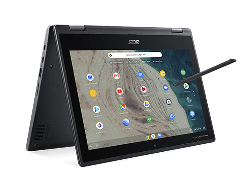 ACER Chromebook Spin 511 R752TN-C3DD 11.6" HD Notebook, Intel Celeron N4020, 1.10GHz, 4GB RAM, 32GB Flash, Chrome OS - NX.ATPAA.001