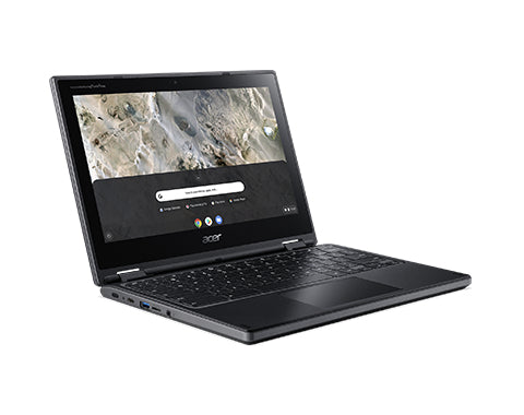 ACER Spin 311 R721T-62ZQ 11.6" HD Convertible Chromebook, AMD A6-9220C, 1.80GHz, 4GB RAM, 32GB Flash, Chrome OS - NX.HBRAA.003 (Refurbished)
