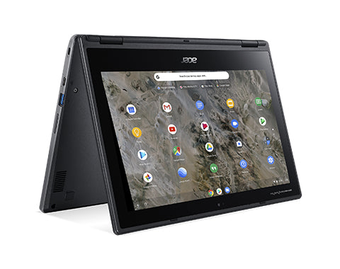 ACER Spin 311 R721T-62ZQ 11.6" HD Convertible Chromebook, AMD A6-9220C, 1.80GHz, 4GB RAM, 32GB Flash, Chrome OS - NX.HBRAA.003