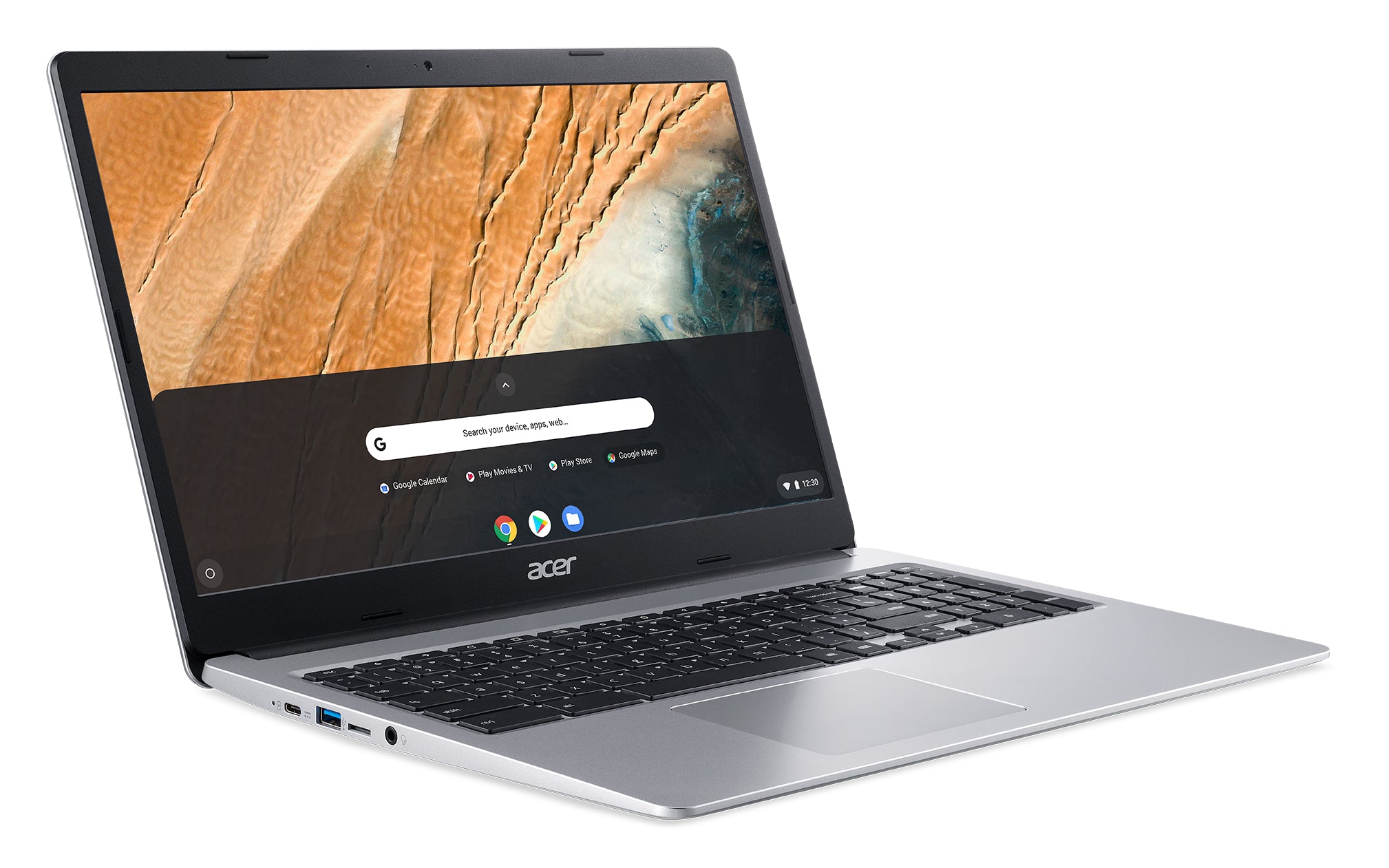 ACER Chromebook 315 CB315-3HT-C3J0 15.6" FHD Notebook, Intel Celeron N4120, 1.10GHz, 4GB RAM, 64GB eMMC, Chrome OS - NX.HKCAA.004 (Refurbished)