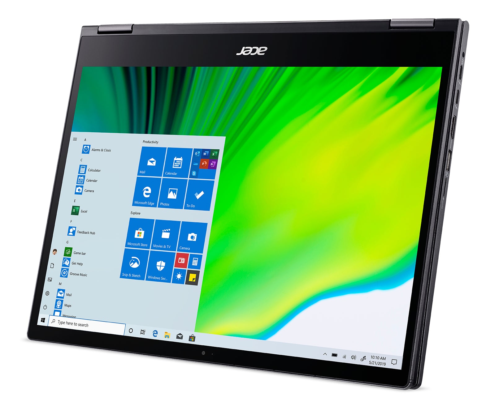 Acer Spin 5 SP513-54N-56M2 13.5" (Touch) Convertible Notebook, Intel i5-1035G4, 1.10GHz, 16GB RAM, 512GB SSD, Win10H - NX.HQUAA.005 (Refurbished)