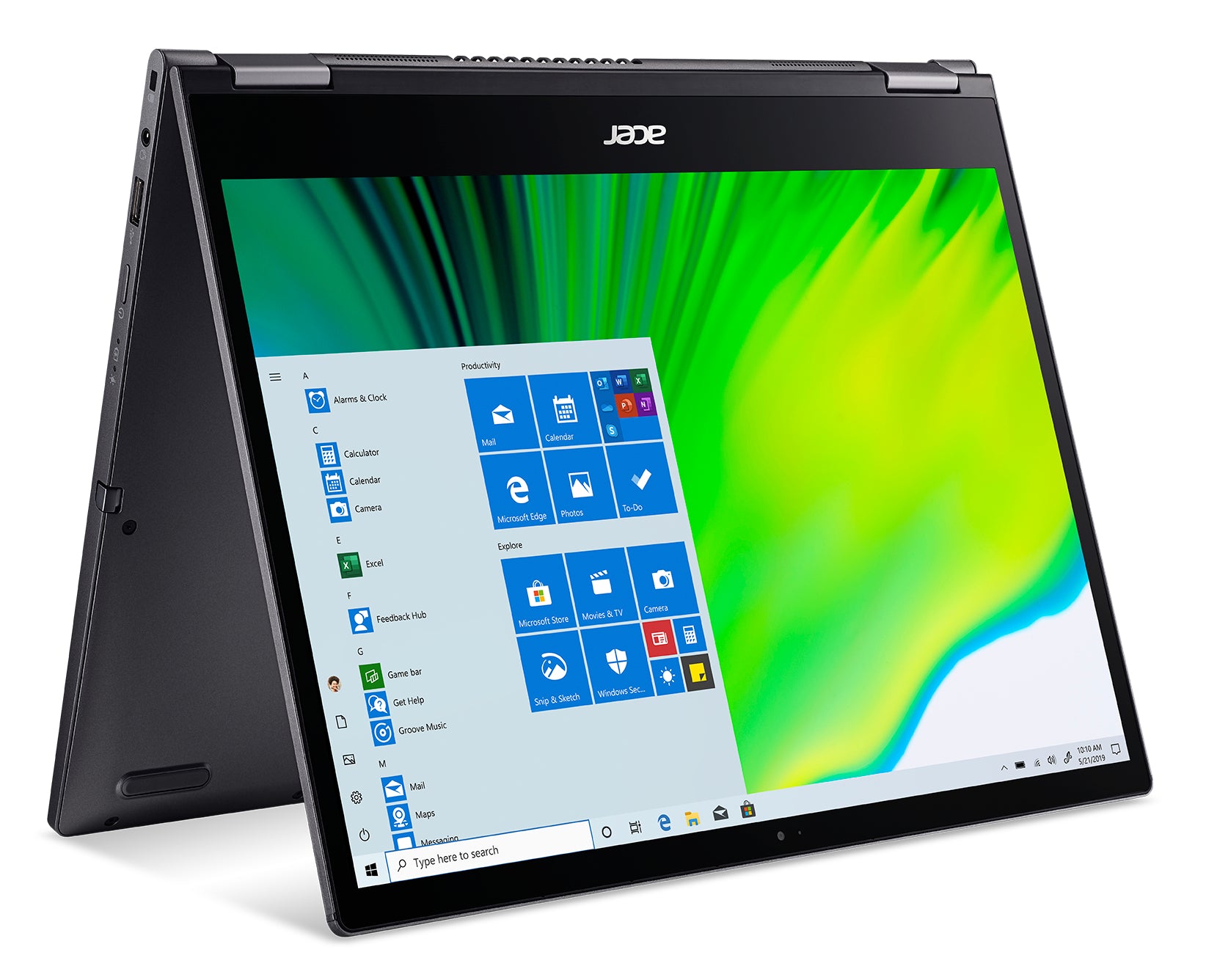 Acer Spin 5 SP513-54N-56M2 13.5" (Touch) Convertible Notebook, Intel i5-1035G4, 1.10GHz, 16GB RAM, 512GB SSD, Win10H - NX.HQUAA.005 (Refurbished)