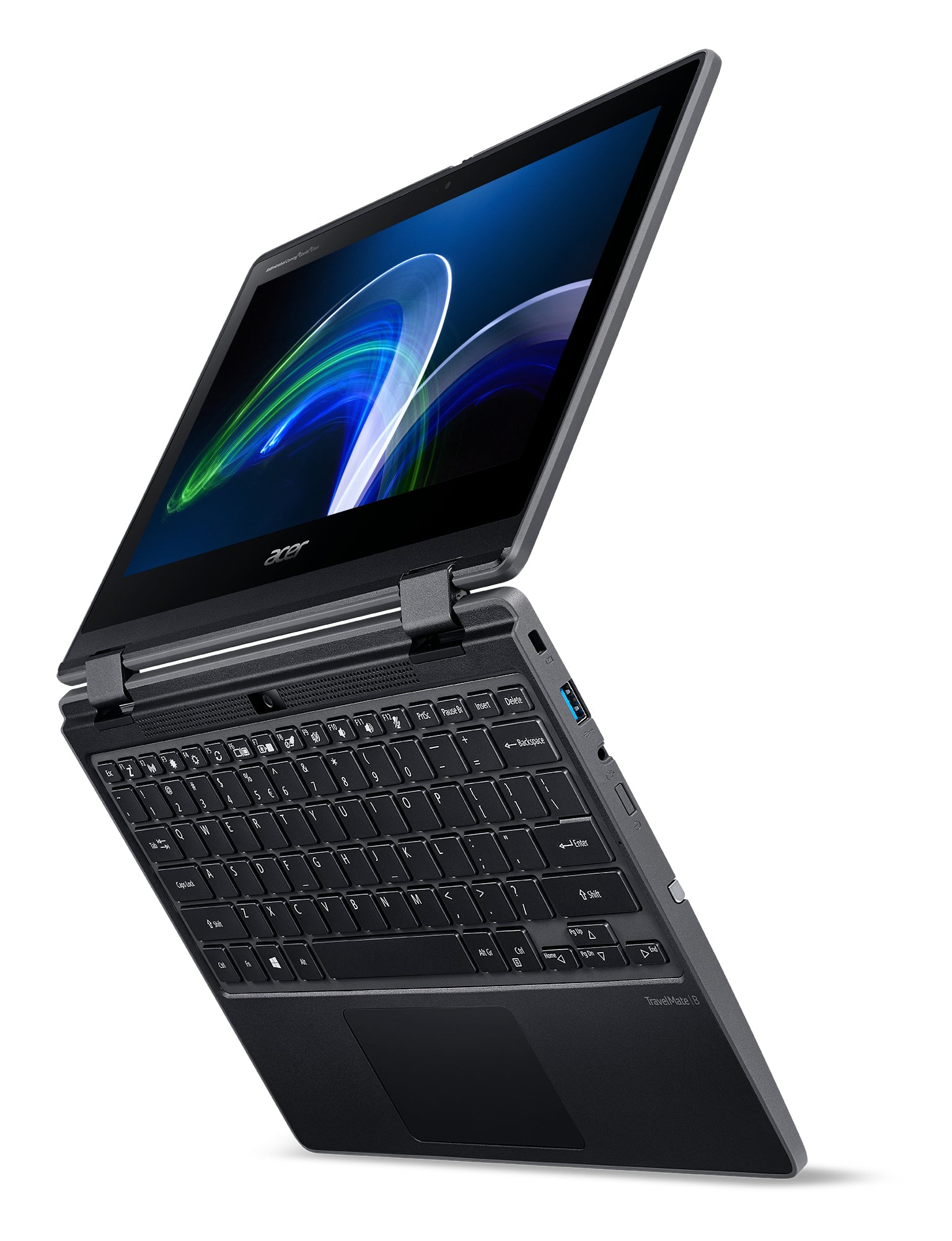 ACER TravelMate Spin B3 TMB311R-31-C8GZ 11.6" HD Convertible Notebook, Intel Celeron N4020, 1.10GHz, 4GB RAM, 64GB Flash, Win10P - NX.VNEAA.002