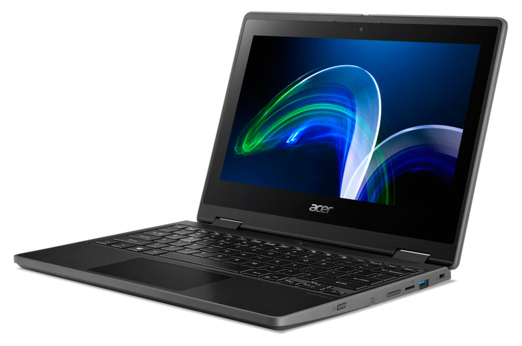 Acer TravelMate Spin B3 TMB311R-32-C0CC 11.6" HD Convertible Notebook, Intel Celeron N5100, 1.10GHz, 4GB RAM, 128GB Flash, W11PEdu - NX.VQWAA.005