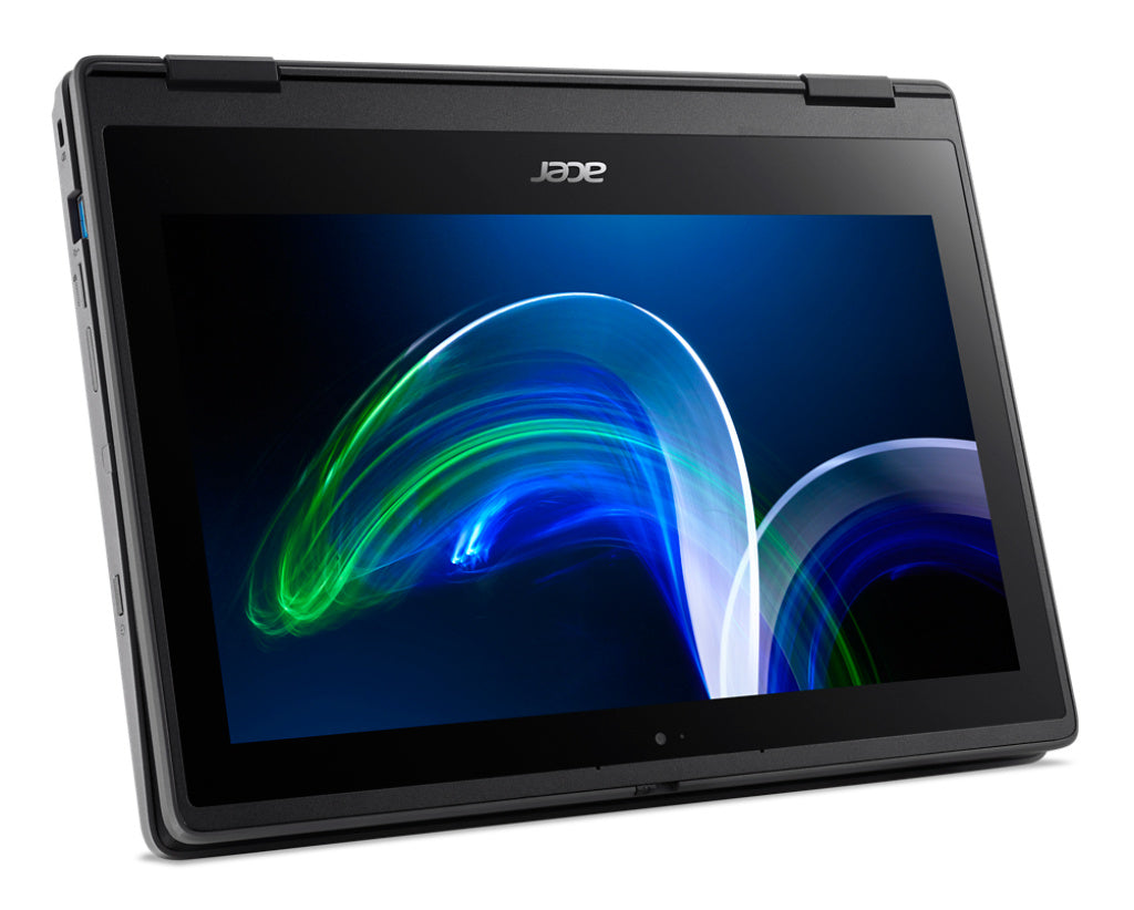 Acer TravelMate Spin B3 TMB311R-32-C0CC 11.6" HD Convertible Notebook, Intel Celeron N5100, 1.10GHz, 4GB RAM, 128GB Flash, W11PEdu - NX.VQWAA.005