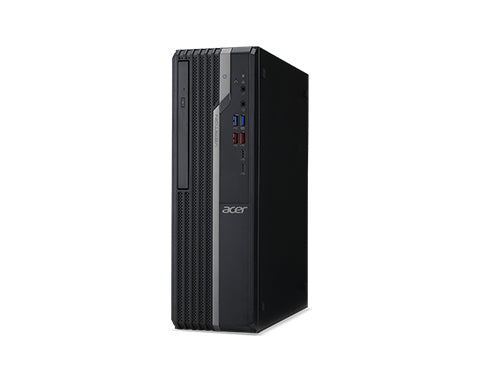 Acer Veriton X4660G VX4660G-I7870S2 Desktop Computer SFF, Intel Core i7, 3.20 GHz, 16 GB RAM, 256 GB SSD, Windows 10 Pro 64-bit, Black- UD.P02AA.03L