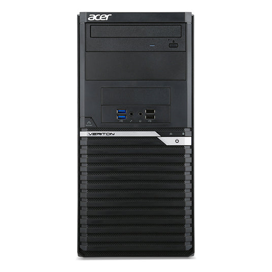 Acer Veriton M4660G VM4660G-I7870H1 Desktop Computer, Mini Tower, Intel Core i7, 3.20 GHz, 8GB RAM, 1 TB HDD, Windows 10 Pro 64-bit, Black- UD.P02AA.03T