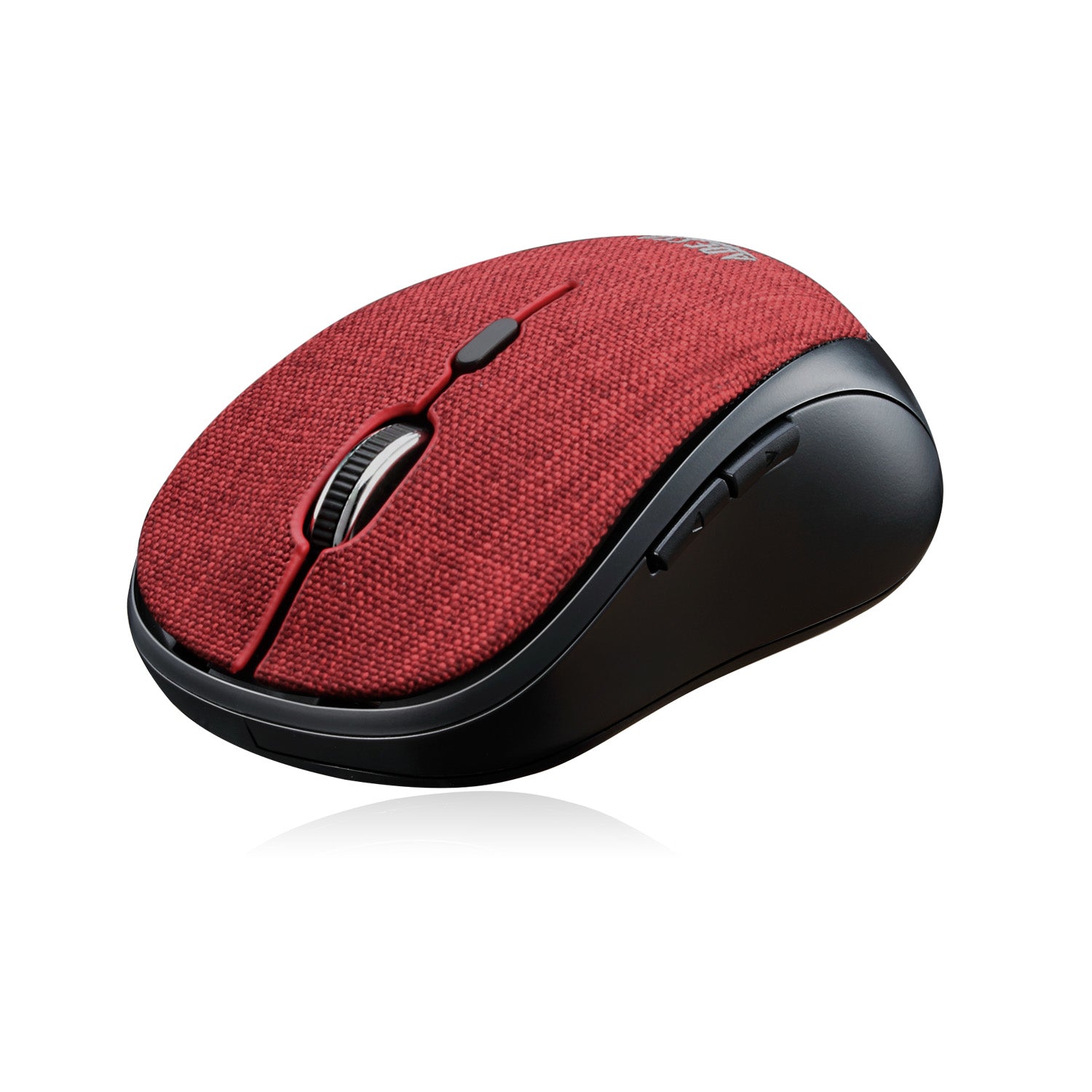 Adesso iMouse S80R Wireless Fabric Optical Mini Mouse, RF, 2.40GHz, 1600dpi - iMouseS80R