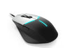 Dell AW558 Alienware Advanced Gaming Mouse, USB, Optical, 5000 DPI, Black and Grey- DELL-AW558-BK