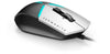 Dell AW558 Alienware Advanced Gaming Mouse, USB, Optical, 5000 DPI, Black and Grey- DELL-AW558-BK