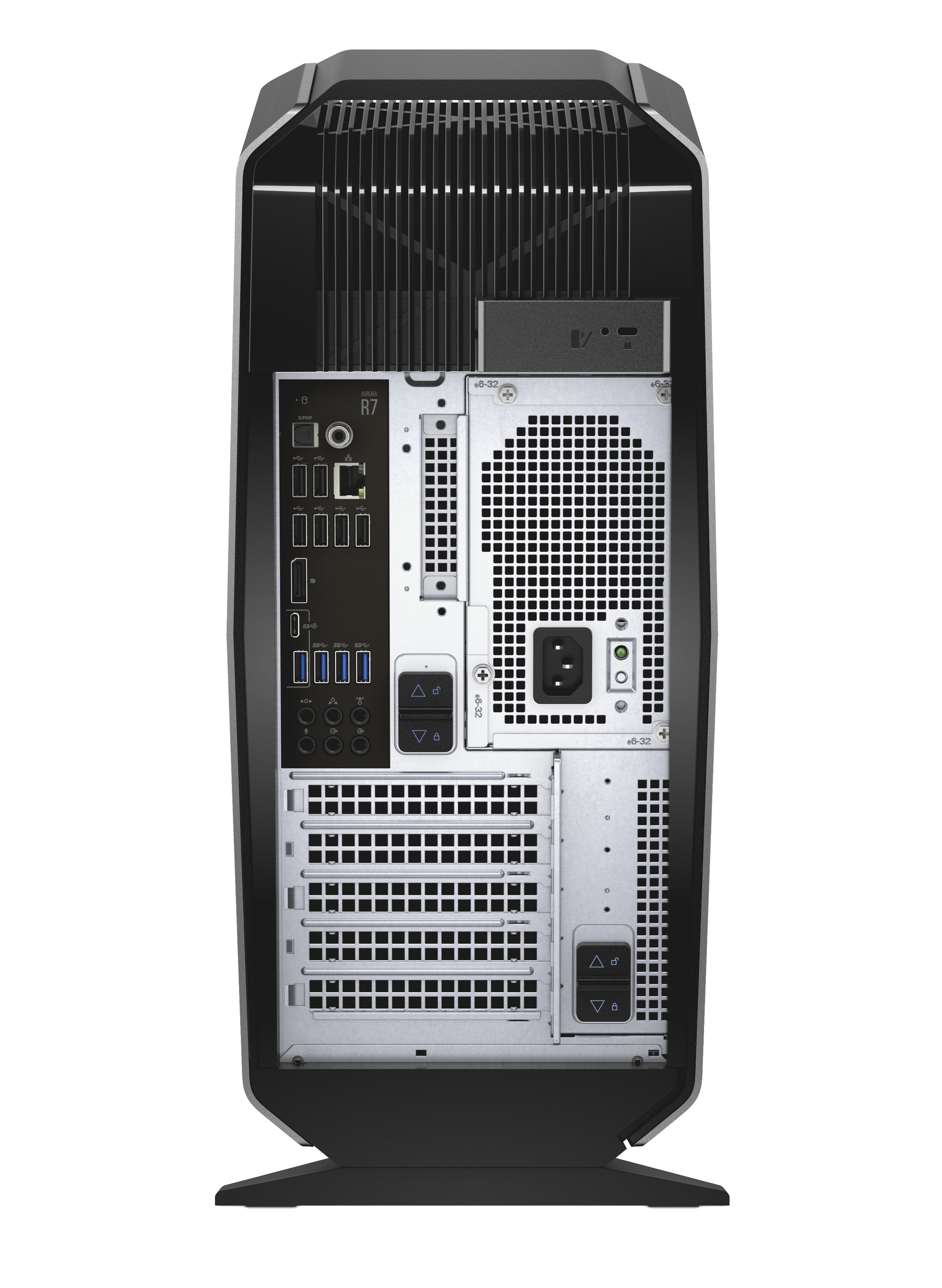 Dell Alienware Aurora R7 Midi-Tower Gaming Desktop PC, Intel Core i7-8700, 3.20GHz, 16GB RAM, 2TB HDD, 32GB Optane Memory, Windows 10 Home 64-bit - AWAUR7-7876SLV