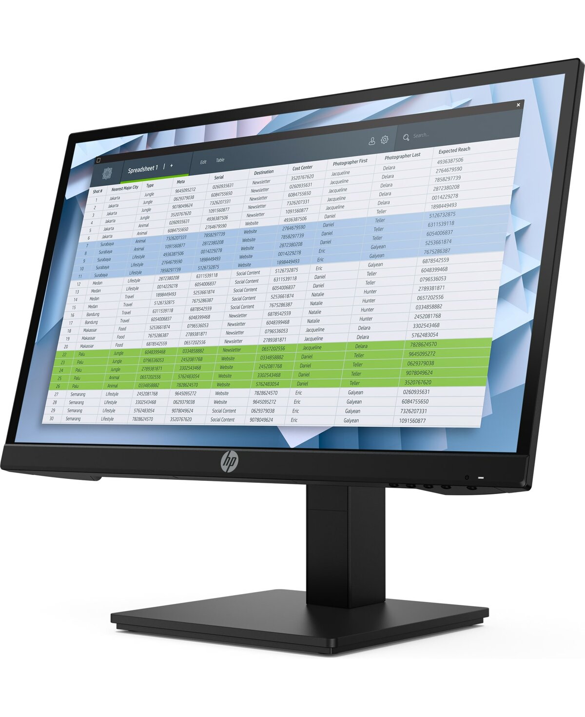 HP P22h G4 21.5" FHD LCD Monitor, 16:9, 5MS, 8M:1-Contrast - 9UJ12A8#ABA (Certified Refurbished)