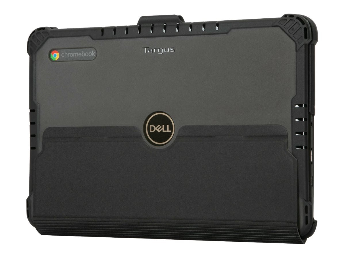 Targus 11.6" Commercial-Grade Form-Fit Cover For Dell Chromebook 3100/3110 (2-in-1), Black - THZ915GLZ
