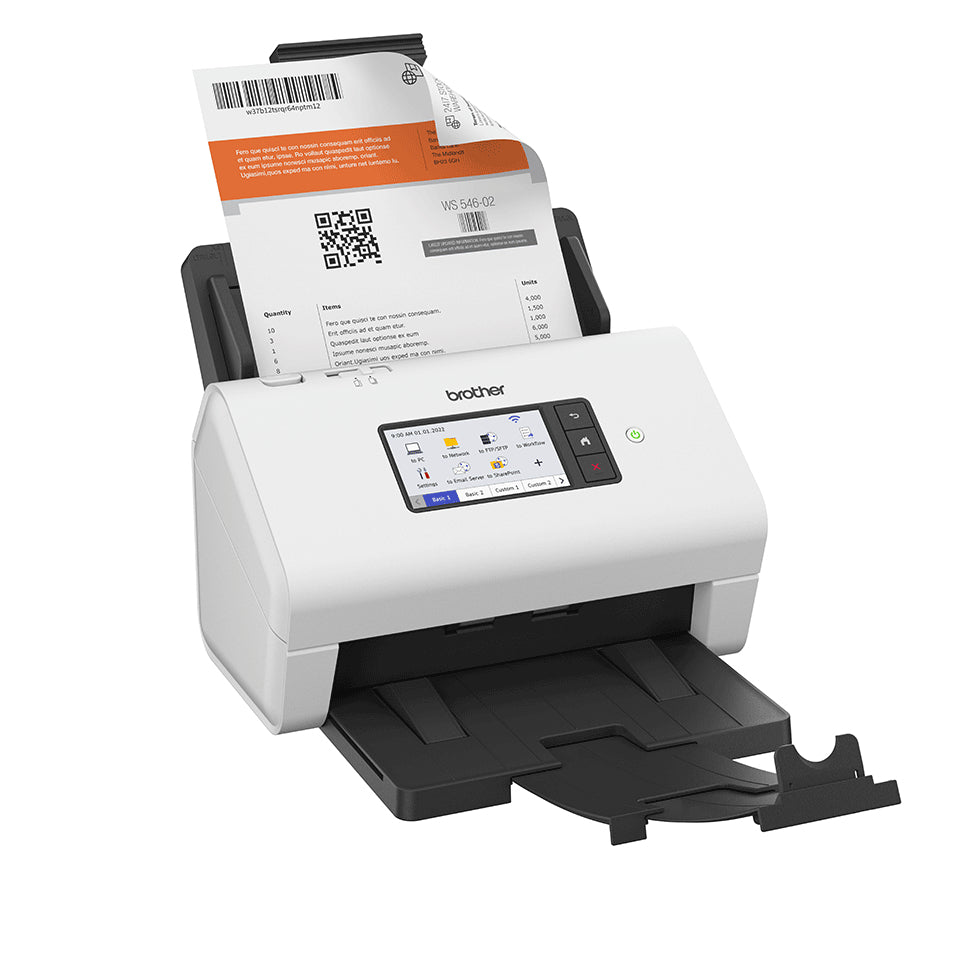 Brother ADS-4900W Sheetfed Professional Desktop Scanner, Duplex Scanning, WiFi, Ethernet, USB - ADS4900W