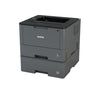 Brother Business Monochrome Laser Printer, 256MB Memory, Ethernet, Wireless, Duplex Printing,  Dual Paper Trays - HL-L5200DWT
