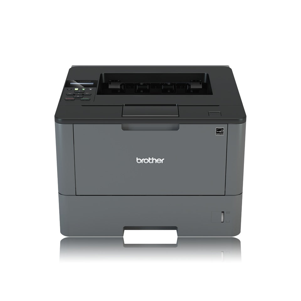 Brother Business Monochrome Laser Printer, 256MB Memory, Ethernet, Wireless, Duplex Printing - HL-L5200DW