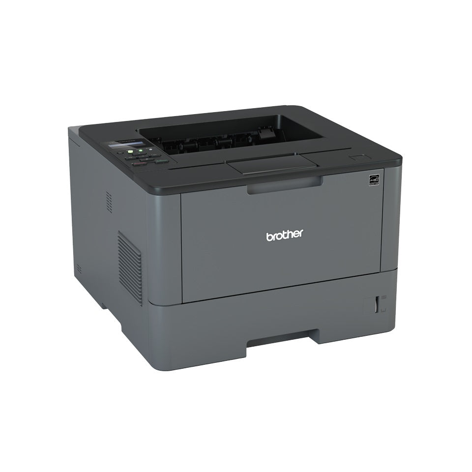 Brother Business Monochrome Laser Printer, 256MB Memory, Ethernet, Wireless, Duplex Printing - HL-L5200DW