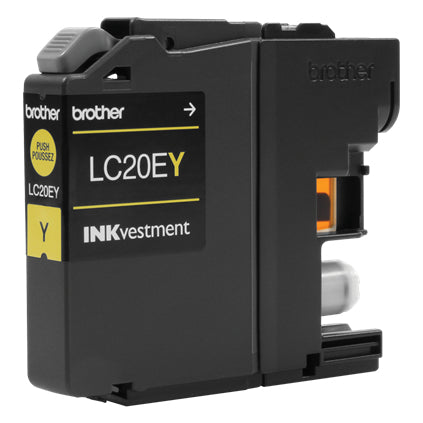 Brother Genuine INKvestment Super High-Yield Yellow Ink Cartridge, 1200 Pages - LC20EY