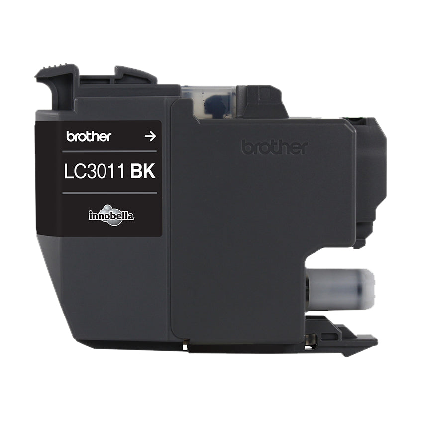 Brother Genuine Standard-Yield Black Ink Cartridge, 200 Pages - LC3011BK