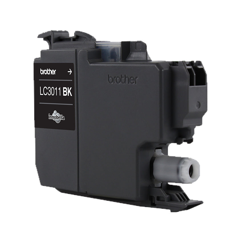 Brother Genuine Standard-Yield Black Ink Cartridge, 200 Pages - LC3011BK