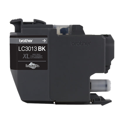 Brother Genuine High-Yield Black Ink Cartridge, 400 Pages - LC3013BK