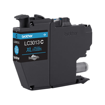 Brother Genuine High-Yield Cyan Ink Cartridge, 400 Pages - LC3013C