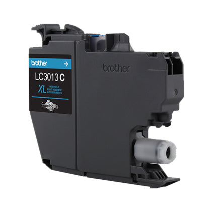 Brother Genuine High-Yield Cyan Ink Cartridge, 400 Pages - LC3013C