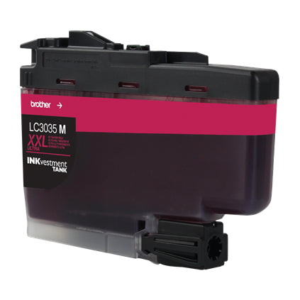 Brother INKvestment Tank Ultra High-yield Magenta Ink Cartridge, 5000 Pages - LC3035M