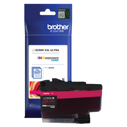 Brother INKvestment Tank Ultra High-yield Magenta Ink Cartridge, 5000 Pages - LC3035M