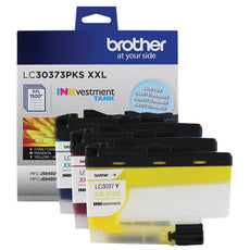 Brother INKvestment Tank Super High-Yield 3-pack Color Ink Cartridges, C/M/Y, 1500 Pages - LC30373PKS