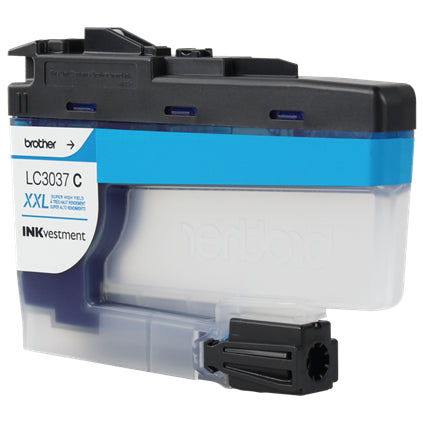 Brother INKvestment Tank Super High-Yield Cyan Ink Cartridge, 1500 Pages - LC3037C