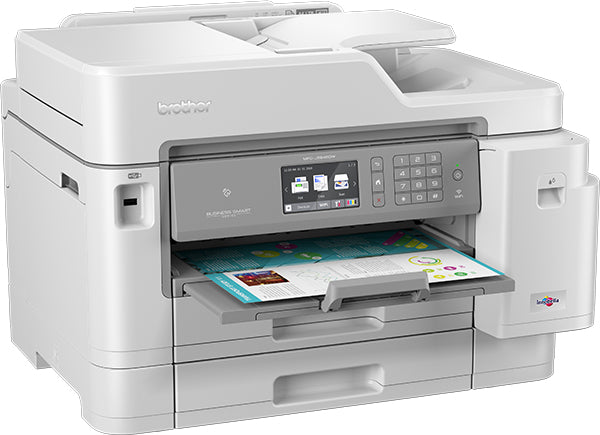 Brother MFC INKvestment Tank Color Inkjet All-in-One Printer, 512MB Memory, Wireless, Ethernet, Color Touchscreen LCD Display, 1-Year of Ink In-box - MFC-J5945dw